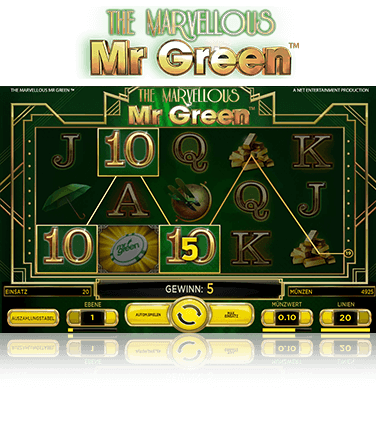 NetEnt The Marvellous Mr Green Spiel