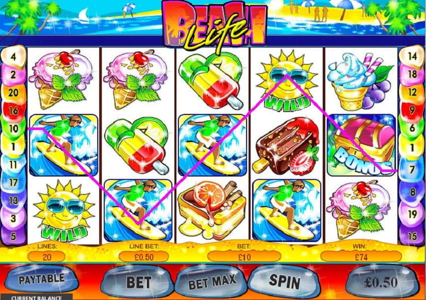 Beach Life Slot by Playtech